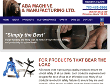 Tablet Screenshot of aba-machine.com